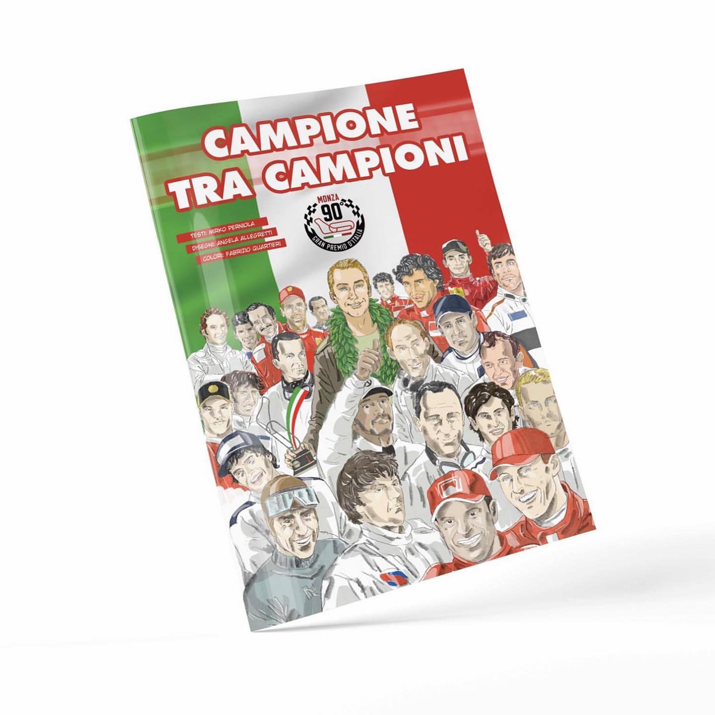 Gran Premio d'Italia - Storia Illustrata - con poster di Charles Leclerc