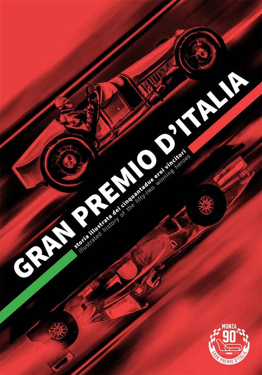 Gran Premio d'Italia - Storia Illustrata - con poster di Charles Leclerc